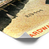 Asbury Park NJ, Boardwalk, Arcade,ヴィンテージ ポスター (角)