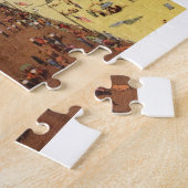 Asbury Park NJ, Boardwalk, Casino, 1950sヴィンテージ ジグソーパズル (側面)