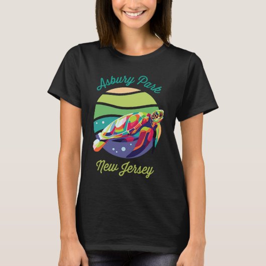 Asbury Park  Sea Turtle Souvenir Tシャツ (正面)