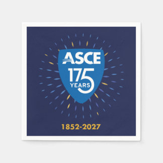 ASCE創立175周年記念ナプキン スタンダードカクテルナプキン