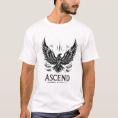 Ascend – ライジングイーグルエンブレム tシャツ (正面)