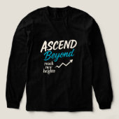Ascend Beyond - Reach New Heights Long Sleeves Tee トライブレンドTシャツ (デザイン正面)