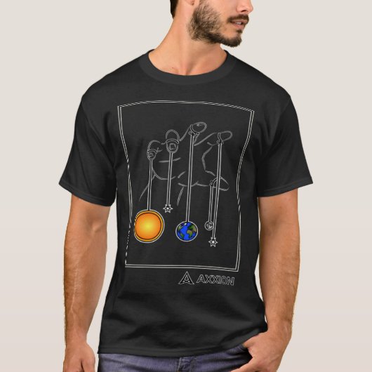 Ascendancy Axxion Abstract Planets Solar System Sp Tシャツ (正面)