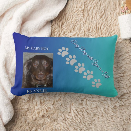 Ascending Pawprints Keepsake ランバークッション (ブランケット)