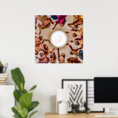 Ascension in Stone: Sicilian Baroque Ceiling of Di ポスター (ホームオフィス)