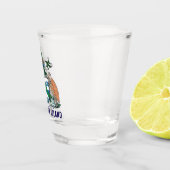 Ascension Island coat of arms ショットグラス (右)