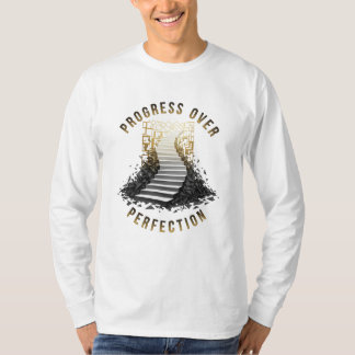 Ascension: The "Progress Over Perfection" Motivati Tシャツ