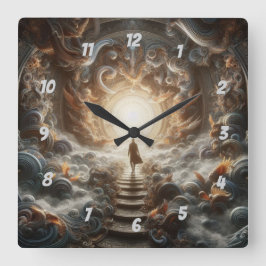 Ascension to the Light スクエア壁時計