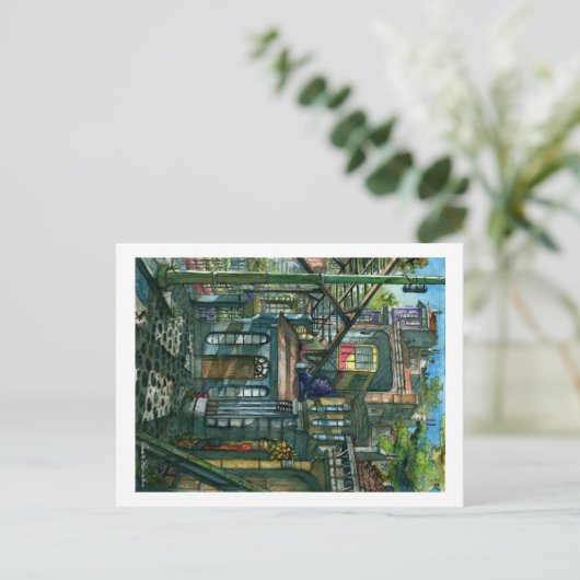 Ascensor al atardecer  ポストカード (スタンド正面)