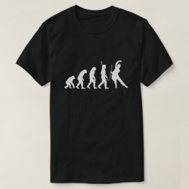 Ascent of Man Funny Evolution Dancing Gentleman Tシャツ