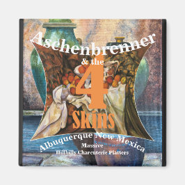 Aschenbrenner と 4 Skins アルバカーキ ニューメキシコ州 マグネット
