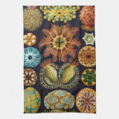 Ascidiae by Ernst Haeckel, Marine Animals キッチンタオル (縦)