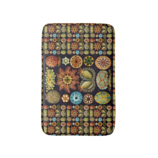 Ascidiae by Ernst Haeckel, Marine Animals バスマット (正面縦)