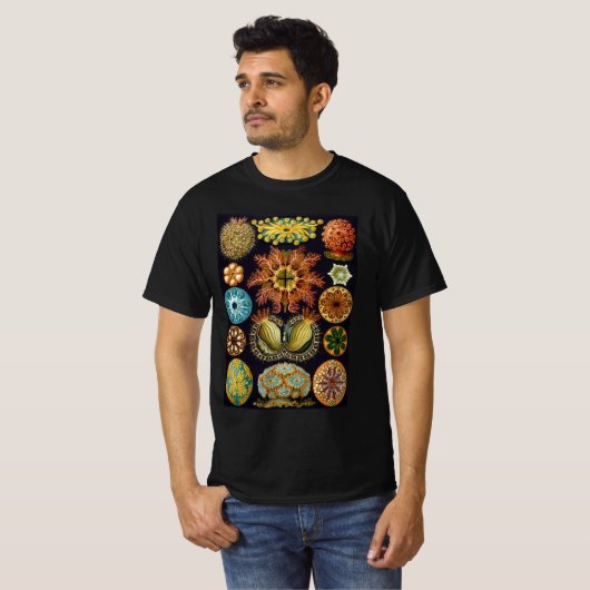 Ascidiae by Ernst Haeckel, Marine Animals Tシャツ (正面フル)