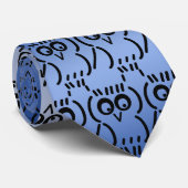 ASCIIのフクロウ ネクタイ (ロール)