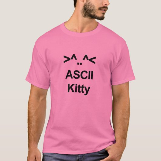 ASCIIの子猫 Tシャツ (正面)
