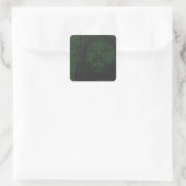 ASCIIアートのイエスの茨の冠 ヨハネ19:30 スクエアシール (バッグ)