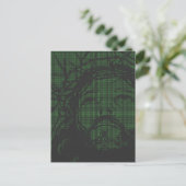 ASCIIアートのイエスの茨の冠 ヨハネ19:30 ポストカード (スタンド正面)