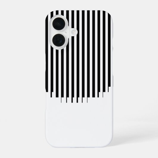 ASCIIアート電話ケース iPhone 16ケース (裏面)