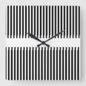 ASCIIアート スクエア壁時計 (正面)