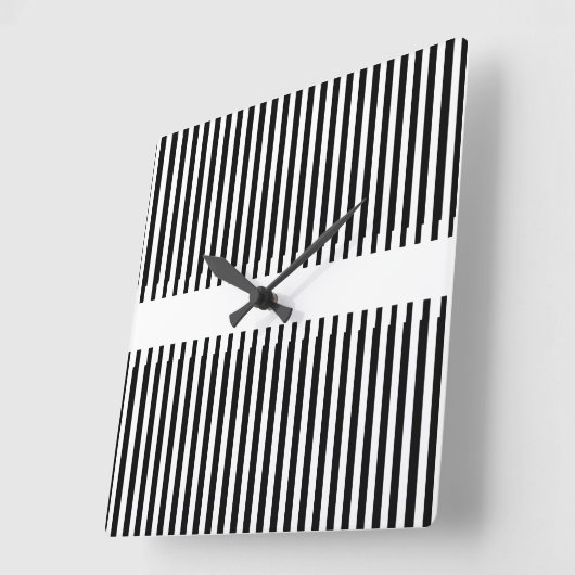 ASCIIアート スクエア壁時計 (傾斜)