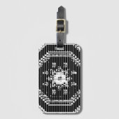 ASCIIアート ラゲッジタグ (正面縦)