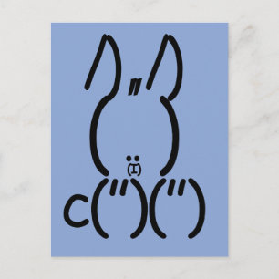 ASCIIウサギ ポストカード