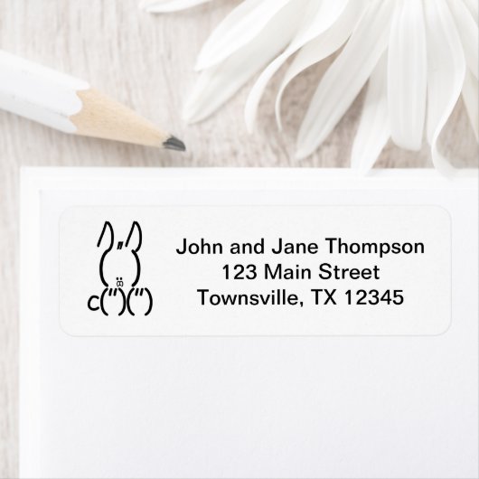 ASCIIウサギ ラベル (インサイチュ)