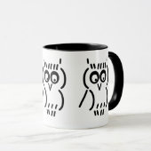 ASCIIフクロウ マグカップ (正面右)