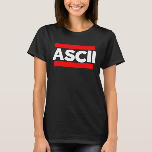 ASCII American Standard Code for Information Inter Tシャツ (正面)