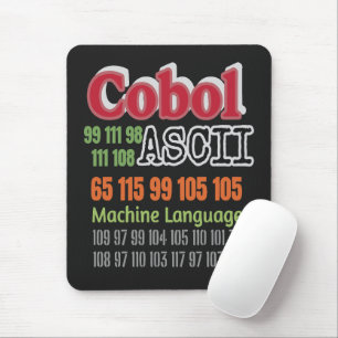 Ascii Cobol プログラミング マシン語 マウスパッド