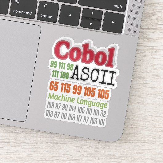 Ascii Cobol Programming Machine Language シール (詳細)