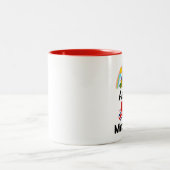 Ascot, Berkshire UK Loves Mince Pies ツートーンマグカップ (中央)