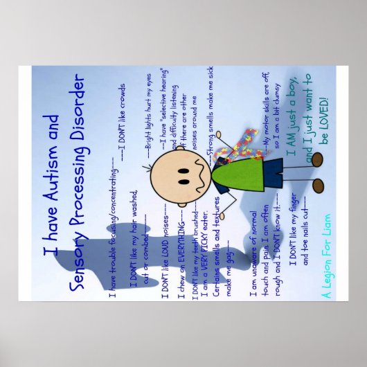 ASDとSPDの少年 ポスター (正面)