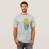 ASD ADHDレインボーブル Tシャツ (正面フル)