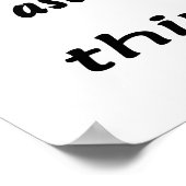 ASDFだLKJだ！ ポスター (角)