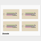 asdfsdf 長方形シール (シート)