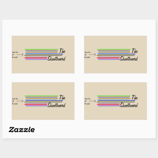 asdfsdf 長方形シール (シート)
