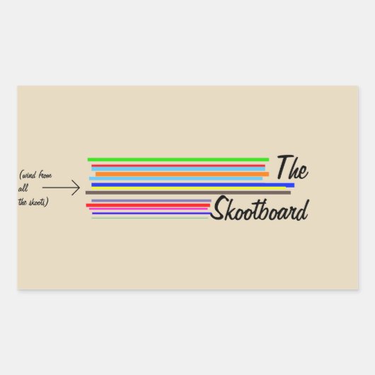 asdfsdf 長方形シール (正面)