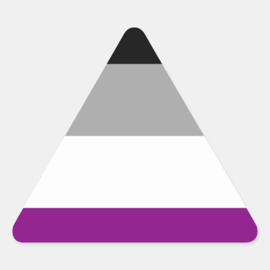 Aseスタンプ 三角形シール (正面)