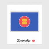 ASEAN国旗 シール (シート)