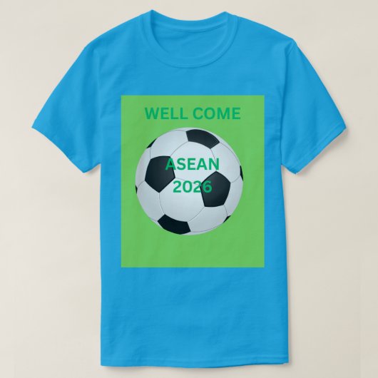 ASEAN ようこそ Tシャツ (デザイン正面)