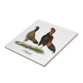 AseelのWheaten鶏 タイル (側面)