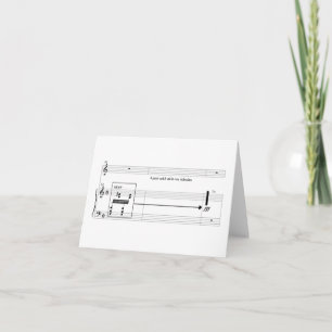 Aset空白のなNotecard カード