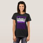 Asexual ACE ing IT Pride LGBTQ+ Tシャツ (正面フル)