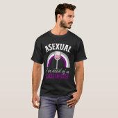 Asexual And In Need Of A Glass Of Rose Wine Asexua Tシャツ (正面フル)