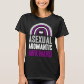 Asexual Aromantic Awkward Asexual Pride Bohemian R Tシャツ (正面)