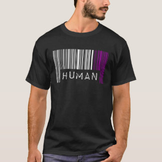 Asexual Barcode Pride Human Cute Ace Aesthetic LGB Tシャツ