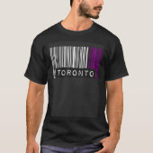 Asexual Barcode Pride Toronto Canada Cute Ace Aest Tシャツ (正面)
