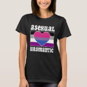 Asexual Biromantic Pride Flag Cute  Ace Aesthetic Tシャツ (正面)